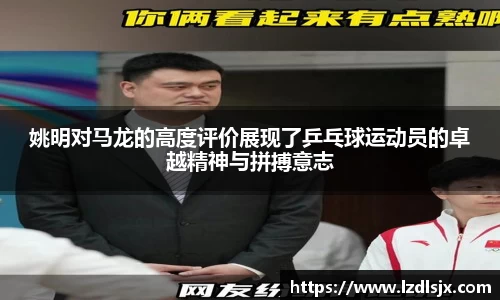 姚明对马龙的高度评价展现了乒乓球运动员的卓越精神与拼搏意志